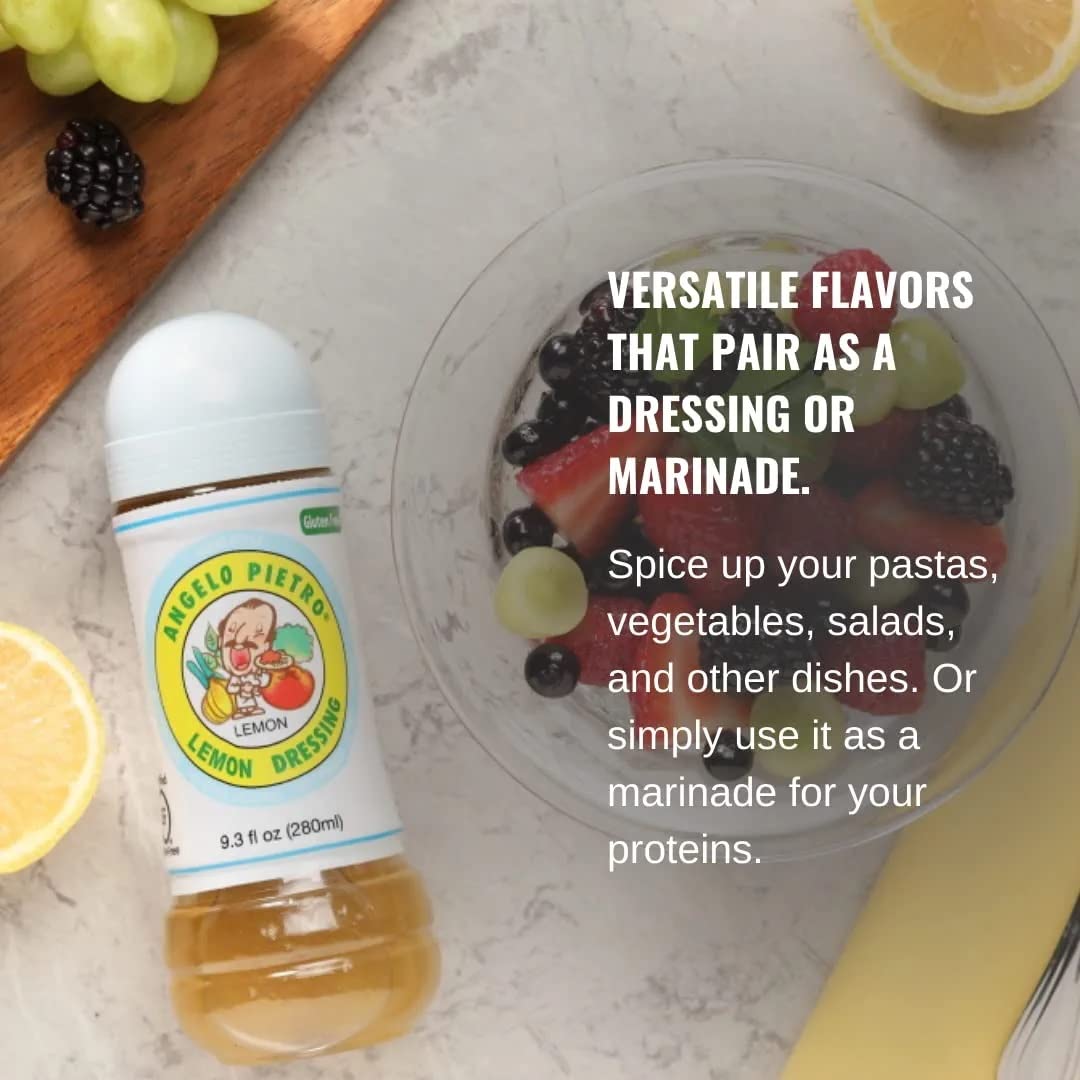 Pietro Dressings Original Salad Dressing, 9.3 Oz. - Natural, Delicious Marinade For Vegetables, Pasta Salads, Beef, Pork, Seafoo