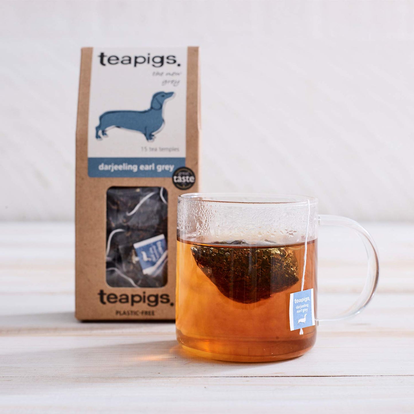 Teapigs Darjeeling Earl Grey Tea Bags Made With Whole Leaves (1 Pack Of 15 Tea Bags)