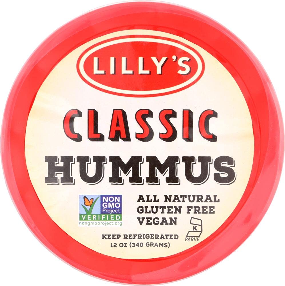 Lilly'S, All Natural Hummus Original, 12 Oz