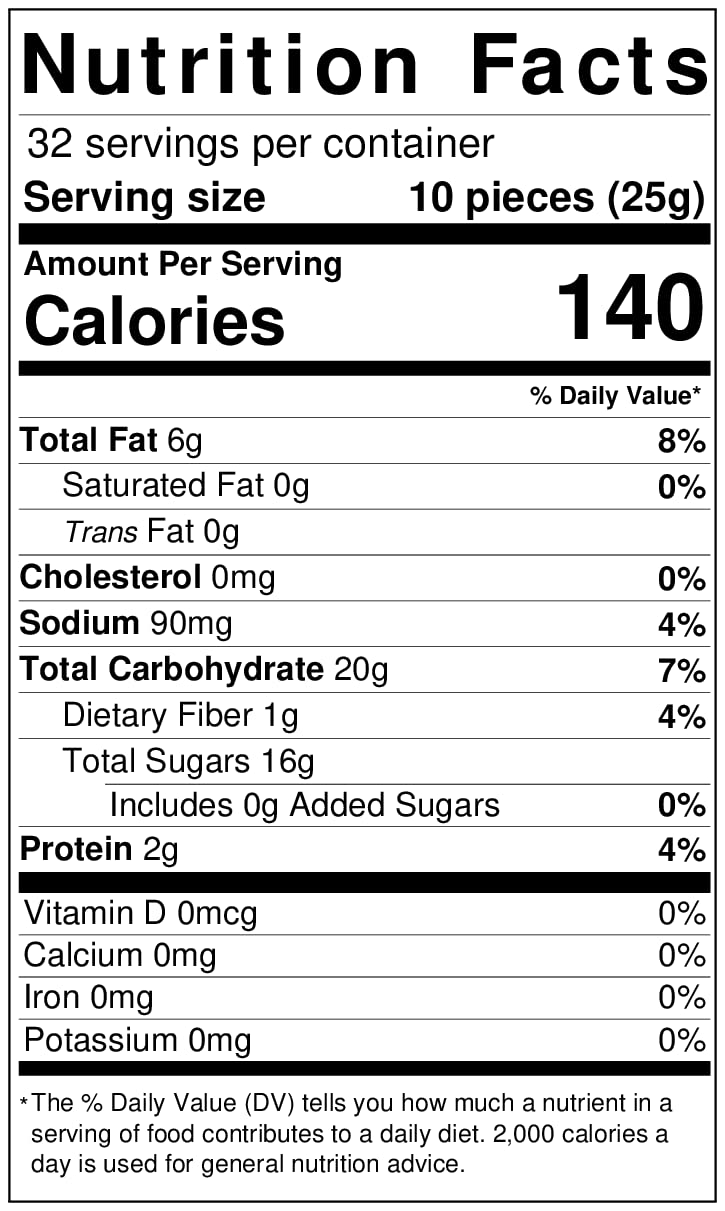 Kettle Creek Snacks Butter Toffee Roasted Cashews Non-GMO 2 Lb Bag
