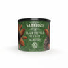 Sabatino Black Truffle Sea Salt Almonds - Gourmet Roasted Almonds with Black Truffle & Sea Salt, Premium Snack, Keto-Friendly, 1