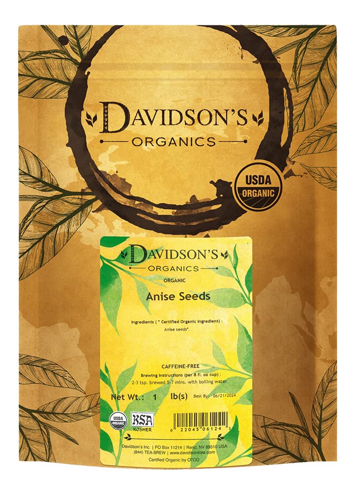 Davidson'S Organics, Anise Seed, Loose Leaf Tea, 16-Ounce Bag