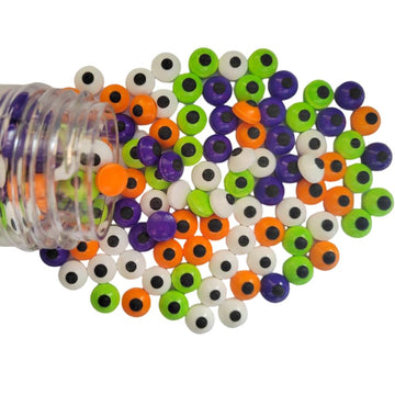 Eastron Edible Candy Eyeballs Eyes Cake Cupcake Toppers Cookie Decorations Dessert Sprinkles for Halloween Christmas Birthday Pa