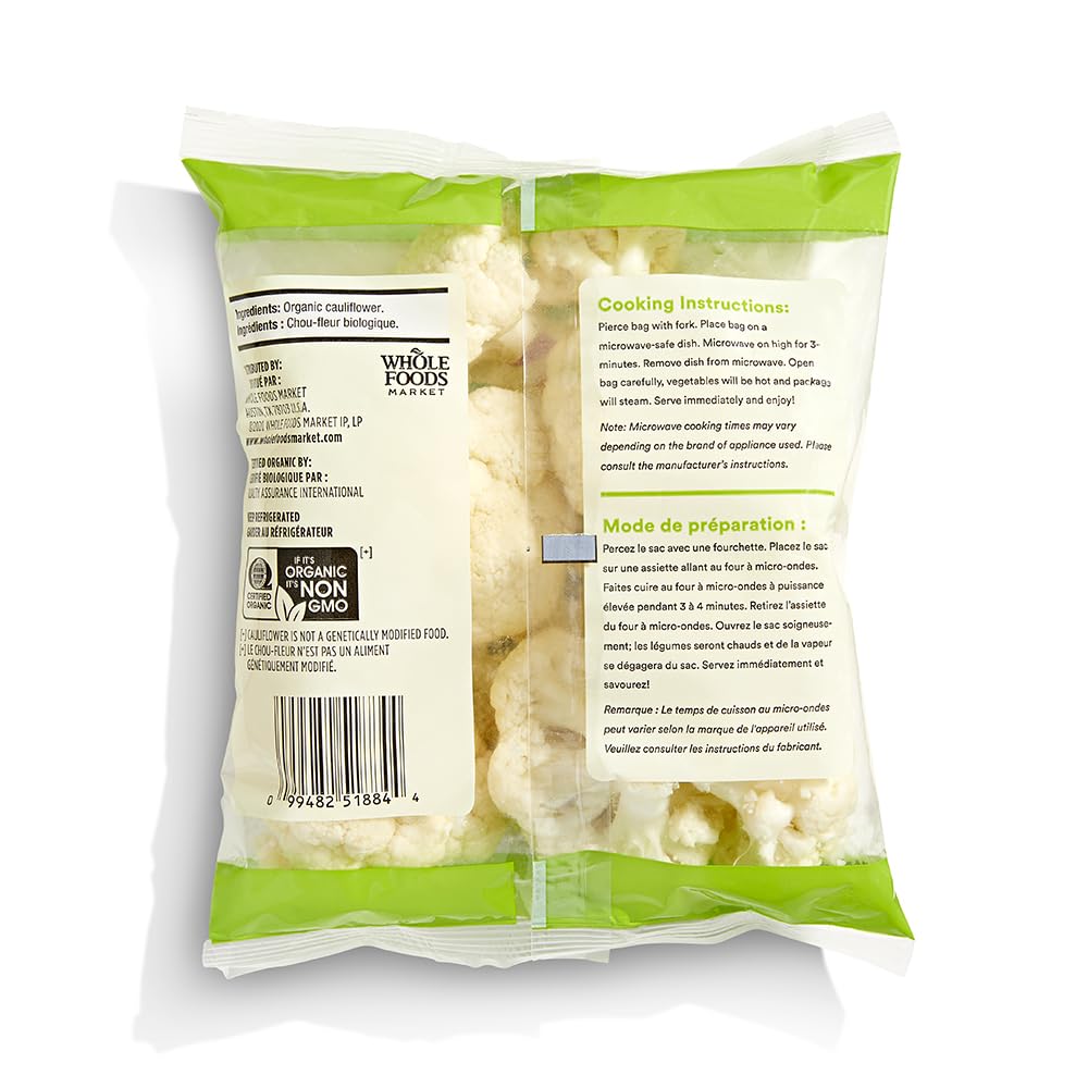 365 by Whole Foods Market, Organic Cauliflower Florets, 10 oz