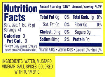 Hot Chinese Mustard - Two 7.25 Ounce Jars Of Chinese Hot Mustard