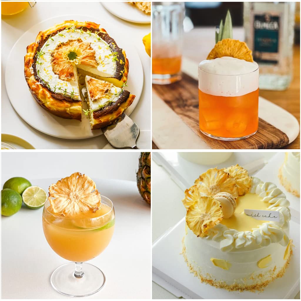 Mkostlich Dried Pineapple Slices, No Sugar Added, 100g/3.52oz, Pack of 1