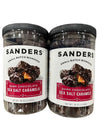Generic Sanders Dark Chocolate Sea Salt Caramels 36oz Bag (Pack of 2) with Cool packs