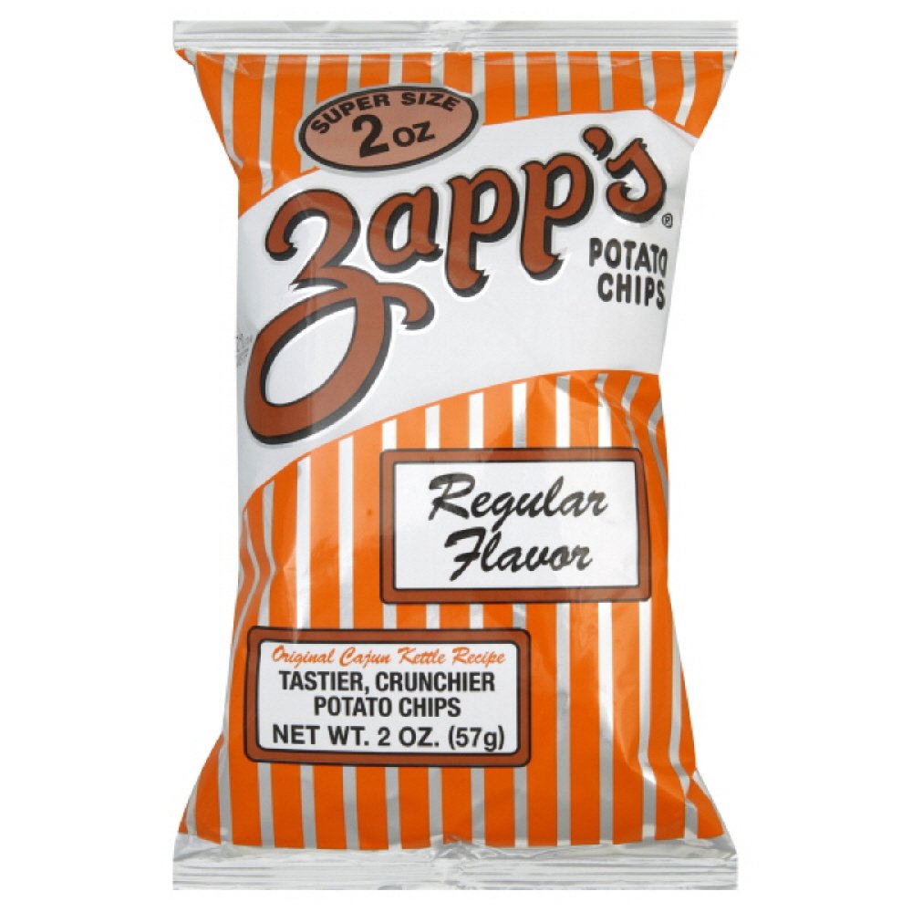 Zapps Potato Chips Regular, 2-ounces (Pack of25)