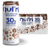 Nurri Protein Ultra Filtered Milk Shake, Chocolate, 30g Protein, Lactose Free, Low Sugar, 11 Fl Oz, Pack of 12, Brown