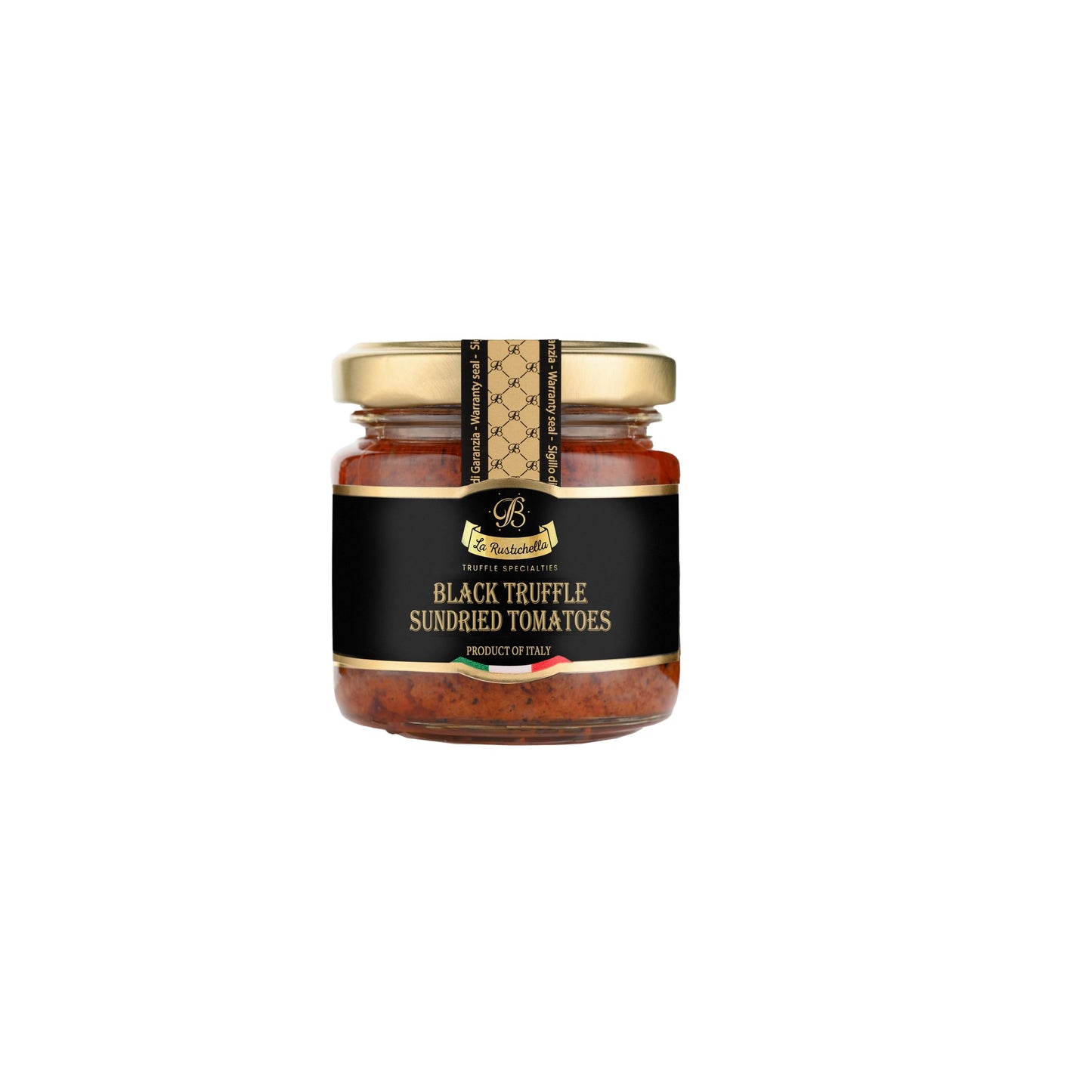 La Rustichella Black Truffle Sundried Tomatoes Cream Spread, Vegan, Gluten-Free, 90g
