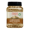 Pride Of India Coriander Seed Whole Spice - Fresh & Gourmet - 3.53 oz Dual Sifter Bottle