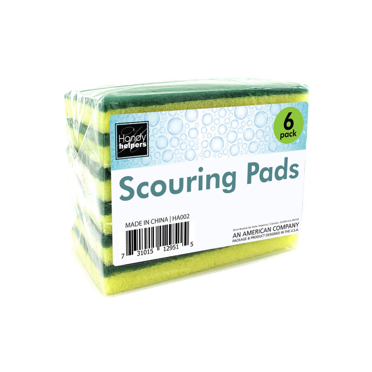 Jumbo Sponge Scouring Pads 2 Packs Of 6