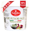 Pure 100% Pistachio Paste Bucket Unsweetened Tub 6.6 lb (3 kg) No Artificial Colors No Sugar Nut Spread Bulk Italian Paste for baking Product of Sicily Italy 7 g Protein Gusto ETNA