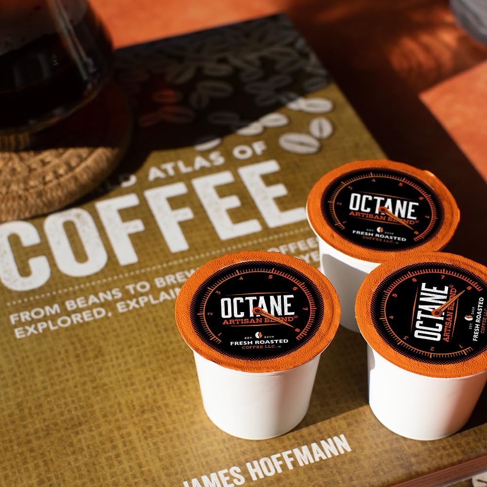 Fresh Roasted Coffee Octane Italian Roast K-Cup Compatible 24 Pods Coffee