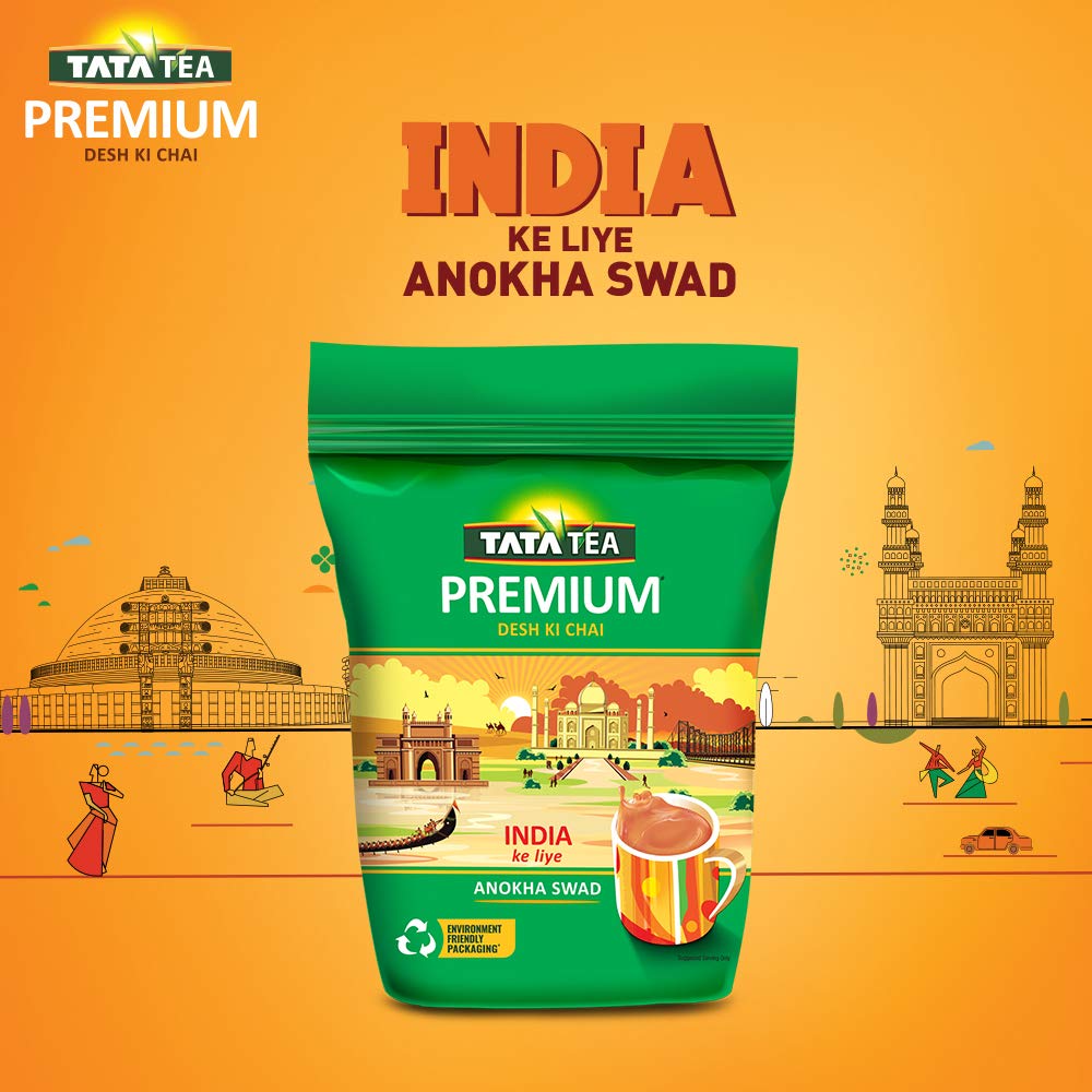 Tata Tea Premium | Desh Ki Chai | Unique Blend Crafted For Chai Lovers Across India | Black Tea | 1Kg