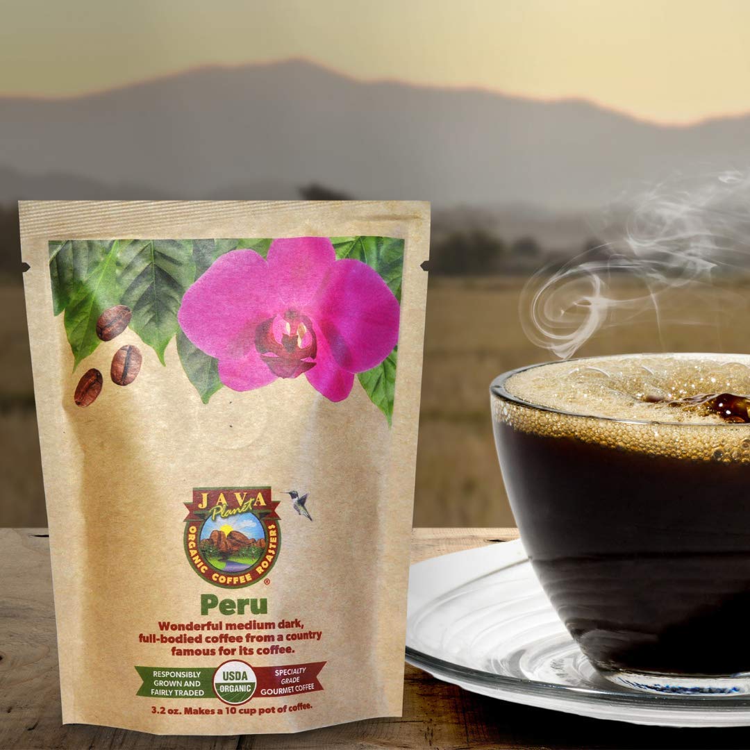 Java Planet - Coffee Beans, Organic Coffee Sampler Pack, Whole Bean Variety Pack, Arabica Gourmet Specialty Coffee, 1.32 Pounds