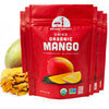 Mavuno Harvest Mango Dried Fruit Snacks | Unsweetened Organic Dried Mango Slices | Gluten Free Healthy Snacks For Kids And Adults | Vegan, Non Gmo, Direct Trade | 2 Ounce, Pack Of 6