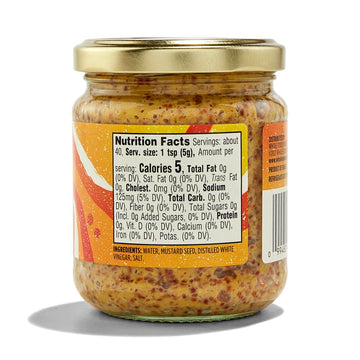 Whole Foods Market Coarse Ground Dijon Mustard, 7.06 oz - Bold Flavor, Perfect for Cooking and Condiments