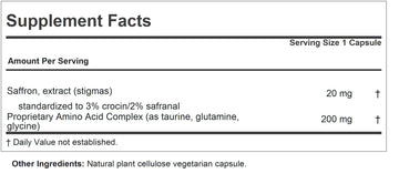 ANDREW LESSMAN Saffron compact pieces - Standardized Extract for Mood Support - 120 Count