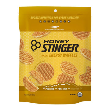 Honey Stinger Organic Mini Honey Waffles | Energy Stroopwafel For Exercise, Endurance And Performance | Sports Nutrition For Hom