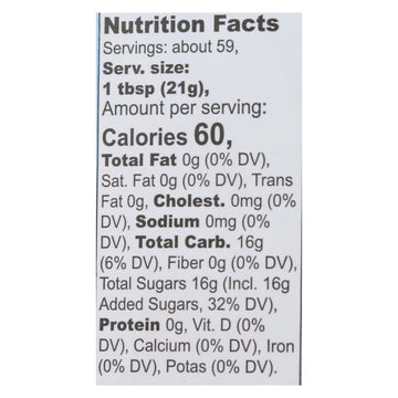 WHOLESOME SWEETENERS AGAVE BLUE ORG, 44 OZ, PK- 6