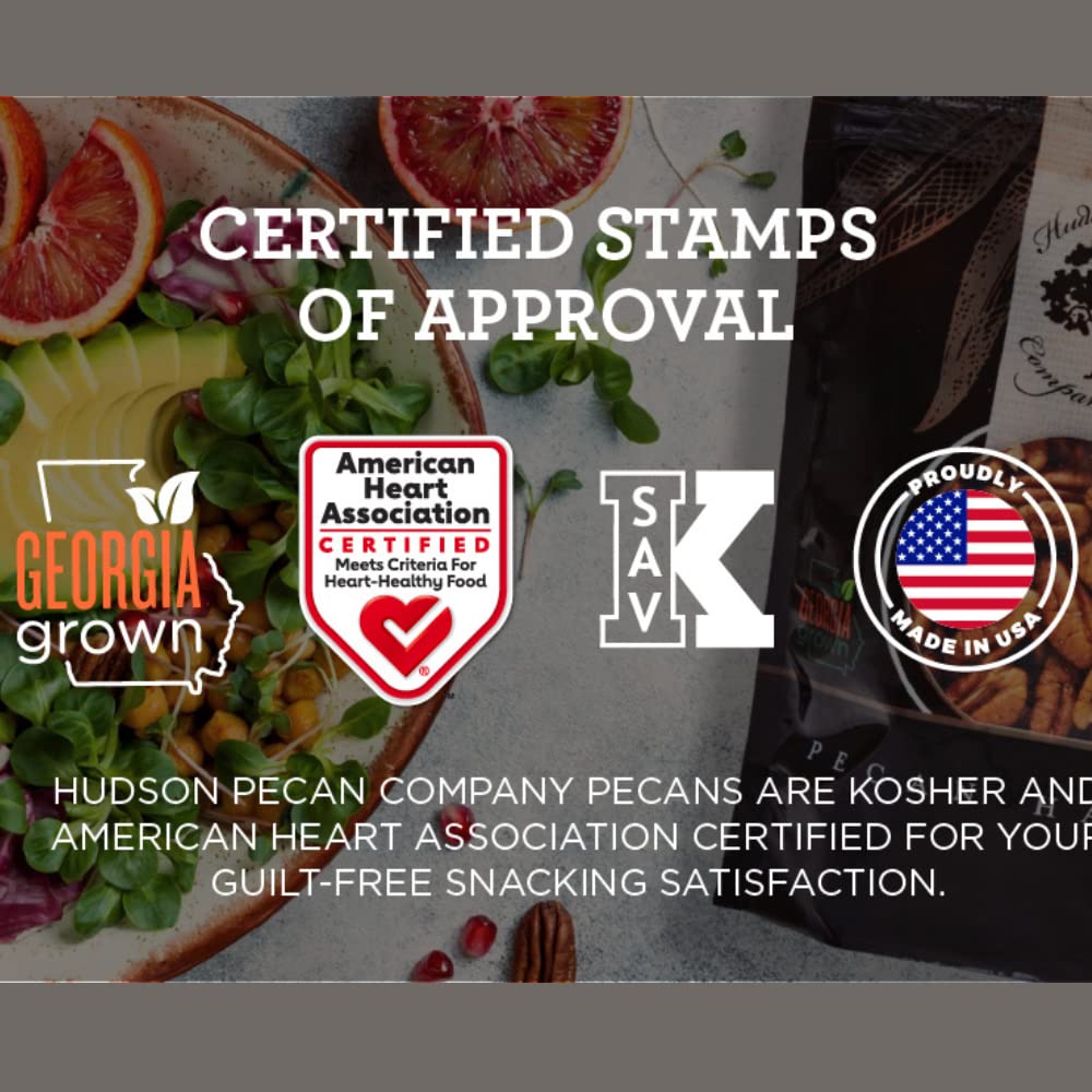 Hudson Pecan Company - 5Lb In-Shell Pecans, Gluten-Free Snack And Kosher Certified, Keto-Friendly Food For Healthy, Low-Carb Snacks Or Salad Topping, 5Lb Bag