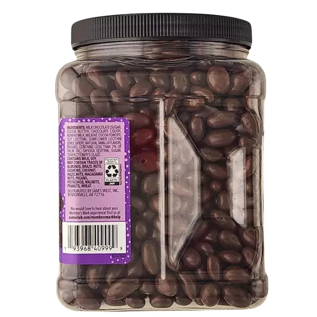 Milk Chocolate Covered Raisins, 54 Oz (2 Pack)