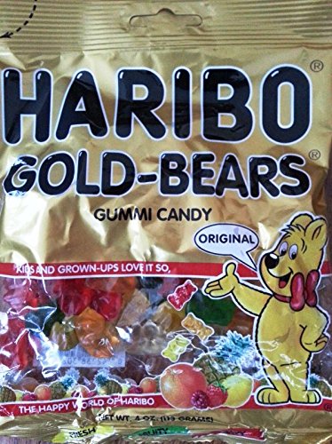 Haribo Gold-Bears Gummi Candy Original 4 Oz (Pack Of 8)