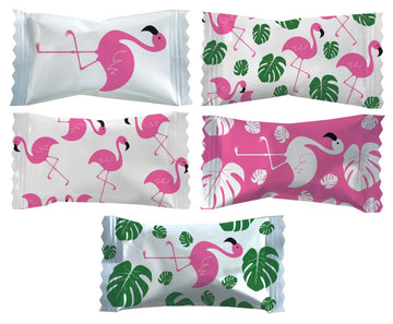 The Dreidel Company Flamingo Buttermints, Mint Candies, After Dinner Mints, Fat-Free, Individually Wrapped (55 Pieces)