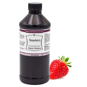 Lorann Strawberry Bakery Emulsion, 16 Ounce Bottle