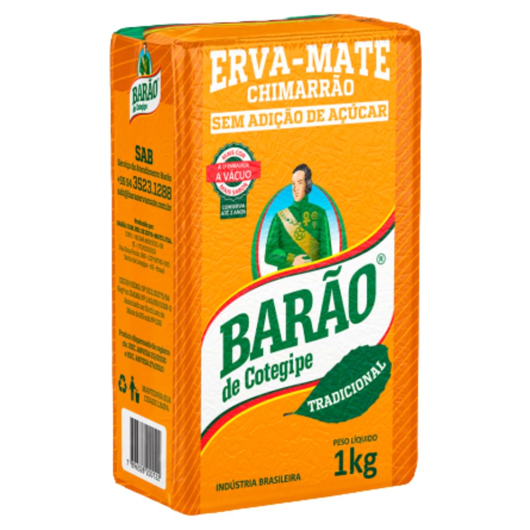 Erva Mate - Barao - 1Kg By Brcoffee, 2.2 Pound (Pack Of 2)