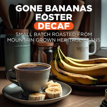 Maud'S Decaf Banana Foster Flavored Coffee Pods, 24 Ct | Decaffinated Gone Bananas Foster | 100% Arabica Medium Roast Coffee | S