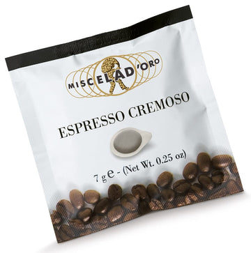 Miscela D'Oro Single Shot Espresso Cremoso Ground Pods, 150 Pack