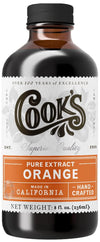Cook'S Pure Orange Extract From Florida Oranges | For Ice Cream, Cakes, Breads, Cookies And Drinks, 8 Oz