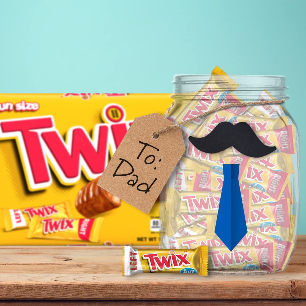 Twix Fun Size Caramel Cookie Chocolate Candy Bars - 10.83 Oz Bulk Candy Bag