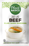 Plant Basics - Plant Based Seasoning, Just Like Beef, 2 Ounce, Vegan, Gluten Free, Kosher, Non-Gmo