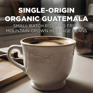 Maud'S Organic Guatemalan Coffee Pods, 50 Ct | Fair Trade Single Origin | 100% Arabica Organic Medium Dark Roast Coffee | Solar