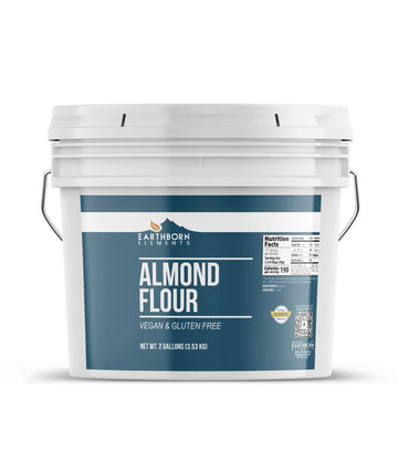 Earthborn Elements Almond Flour 2 Gallon Bucket, Extra Fine Powder, Grown In California, Gluten-Free