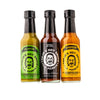 Trejo's Hot Sauce Variety Pack | Original, Jalapeo & Habanero | Mild, Medium & Hot Heat Levels | Clean Ingredients, Non-GMO & Gl