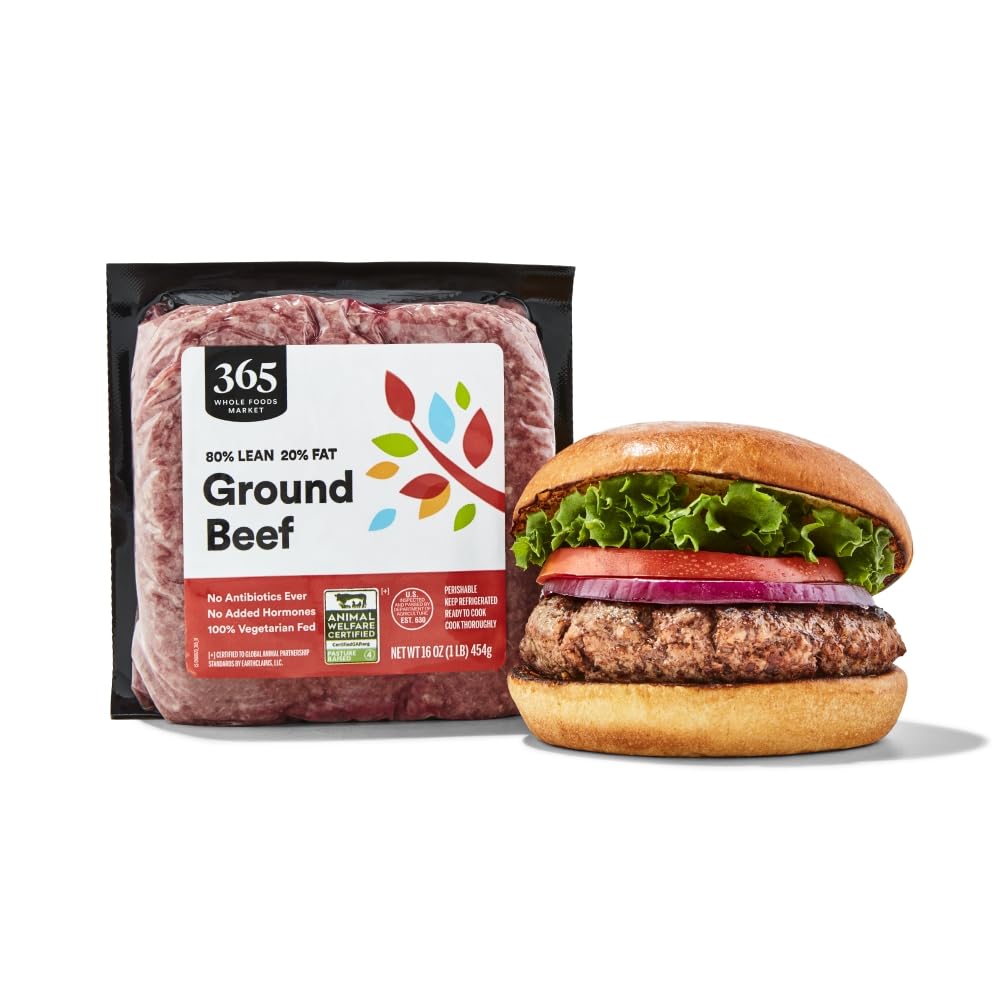 365 By Whole Foods Market, Ground Beef 80% Lean/20% Fat, 16 Ounce