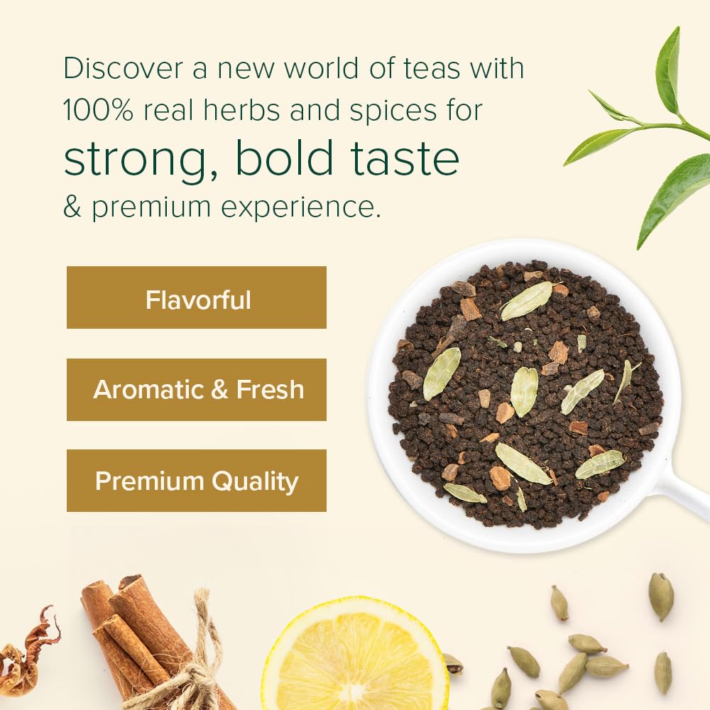 VAHDAM, Assorted Loose Leaf Tea Sampler (10 Teas, 50 Servings) Non-GMO, Gluten Free | Whole Loose Leaf Tea Sampler | Tea Variety