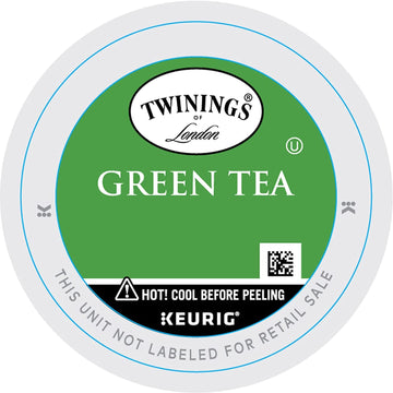 Twinings Green Tea K-Cup Pods for Keurig, 56 Count (Pack of 1), Smooth & Refreshing Flavour, Caffeinated, Enjoy Hot or Iced