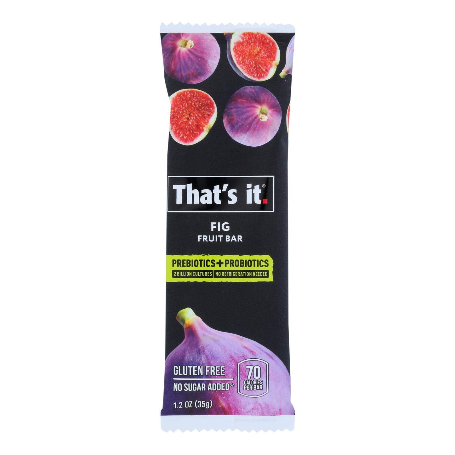 That'S It - Probiotic Fruit Bar Fig - Case Of 12-1.2 Oz