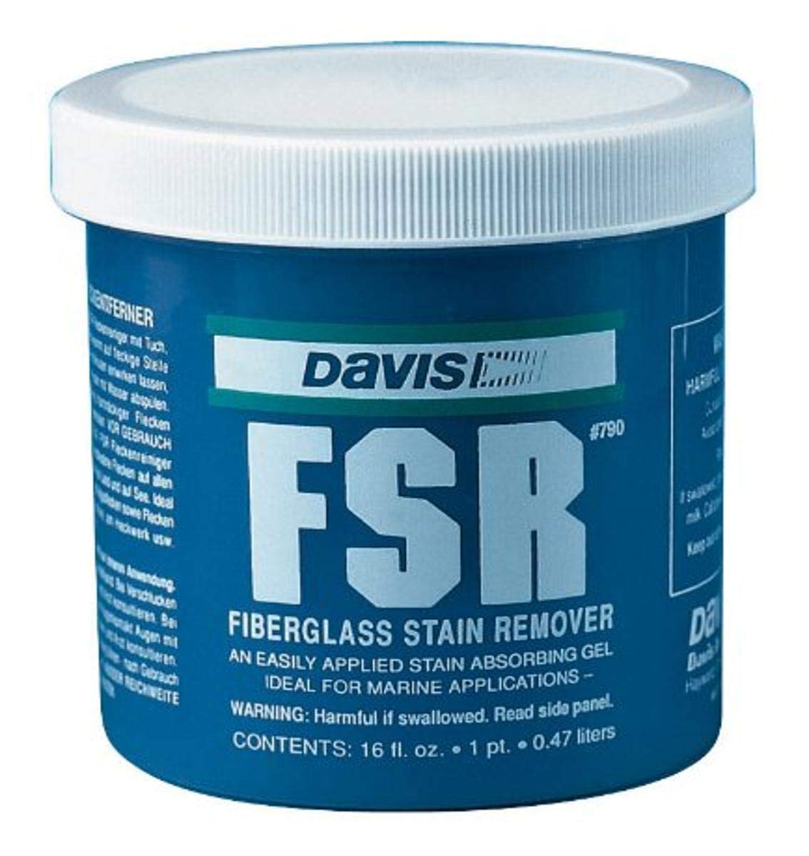 Davis Instruments - 790 Fsr Fiberglass Stain Remover (16-Ounce)