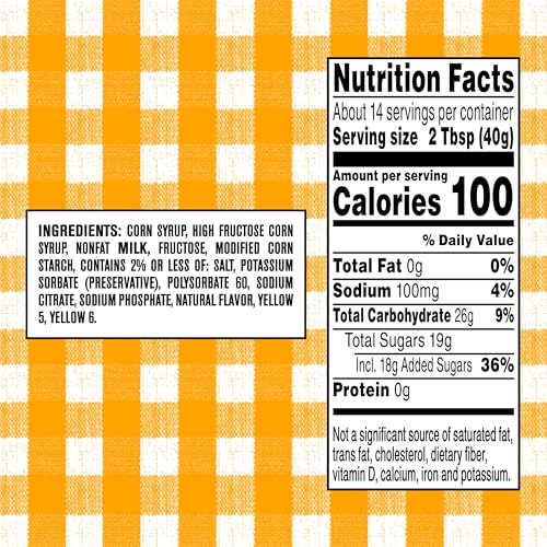 Smucker'S Sundae Syrup Butterscotch Flavored Syrup, 20 Ounces (Pack Of 12)