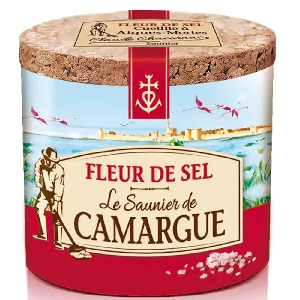 Le Saunier De Camargue Fleur De Sel Sea Salt, 4.4 Ounce Canisters (4 PACK)