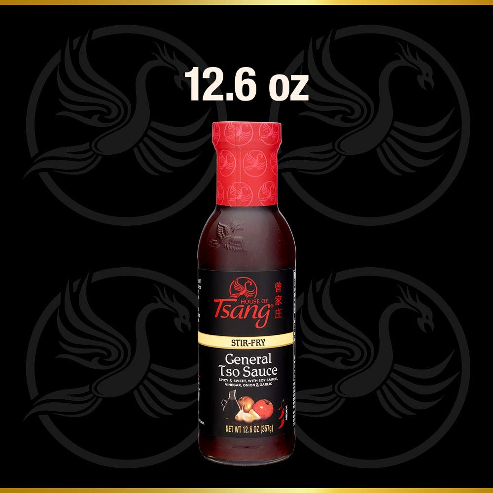 House of Tsang Hot General Tsao Sauce, 12.3 oz (Pack of 6), Model 32054