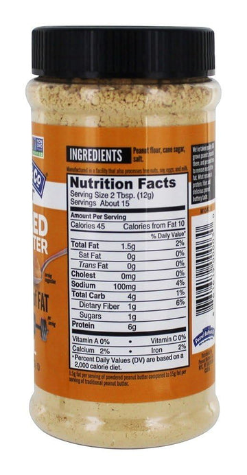 Peanut Butter & Co, Pnt Btr Pwd, Original, Pack of 6, Size - 6.5 OZ, Quantity - 1 Case6