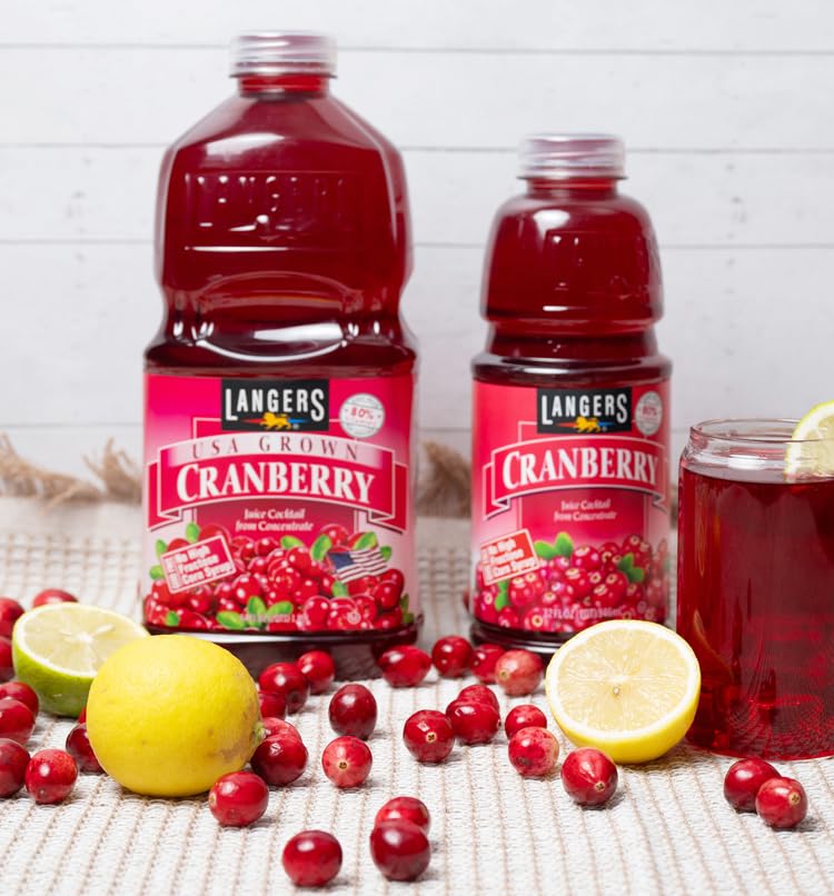 Langers Cranberry Juice Cocktail 32 Fl Oz (Pack of 12)