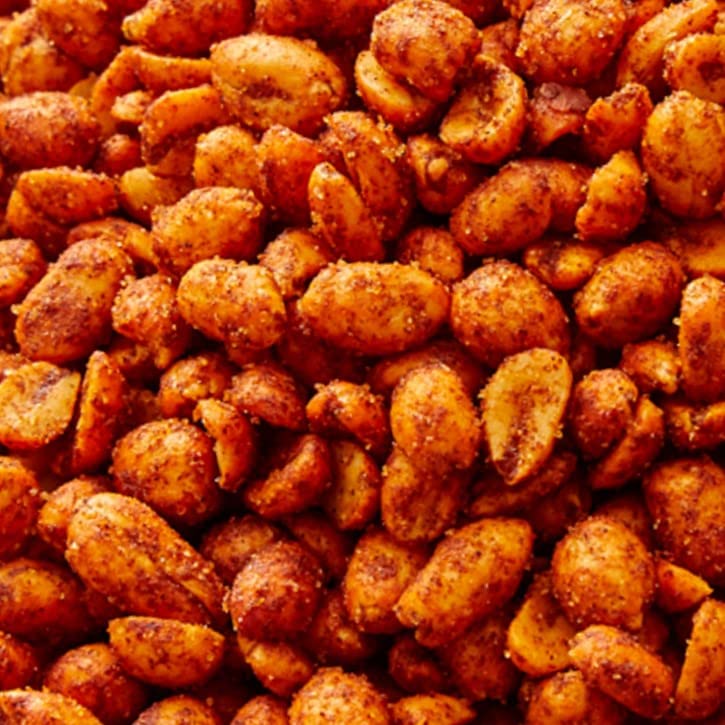 Sweetglob Chili Lemon Roasted Peanuts Hot Spicy Snacks (Red Chili Lemon 1 Pound)